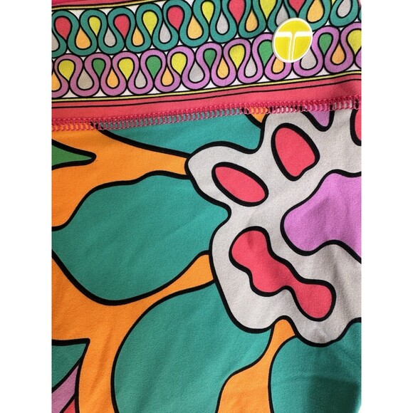 Trina Turk‎ Leggings WANDERLUST Womens Colorful Vibrant Athletic Yoga Cropped XS - Picture 6 of 11